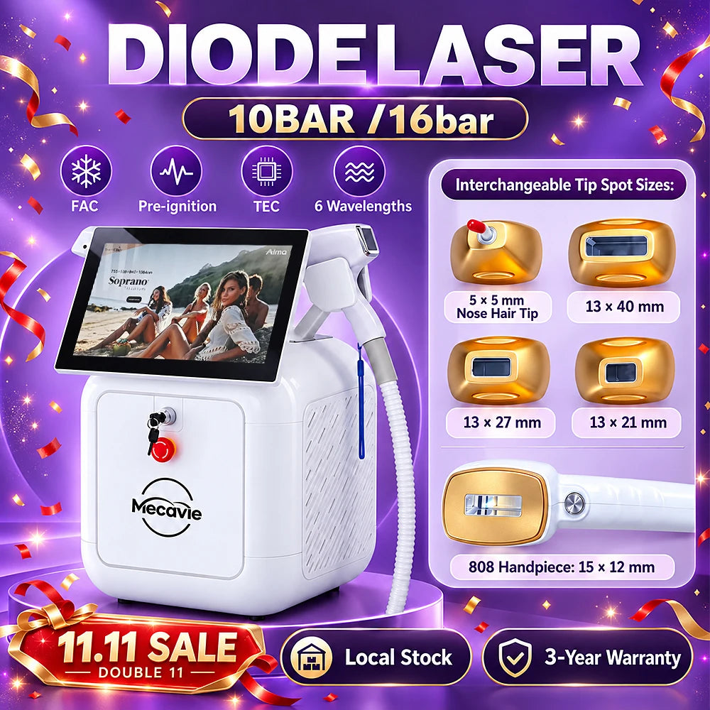Máquina profesional de depilación láser con diodo de 6000 W, 6 longitudes de onda, sistema de enfriamiento por hielo, depilación indolora y permanente para mujeres y hombres.