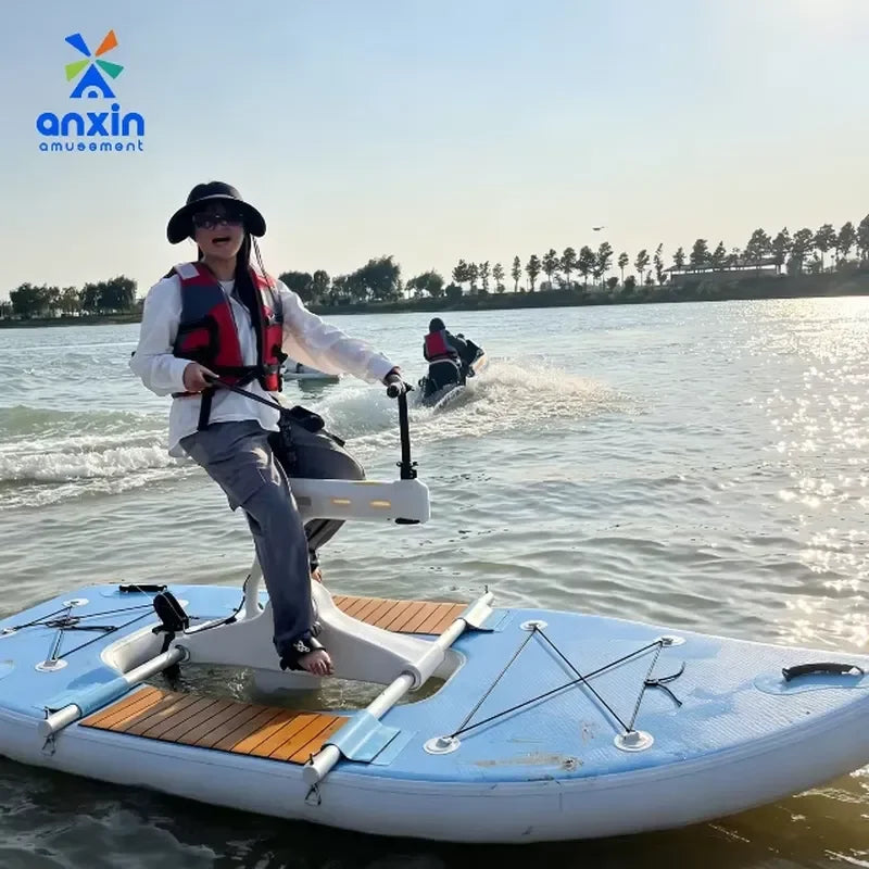 Venta Directa de Fábrica: Bicicleta Acuática Inflable Comercial, SUP, Tabla de Pedales para Varias Personas, Venta al Por Mayor para Proyectos de Parques de Diversiones
