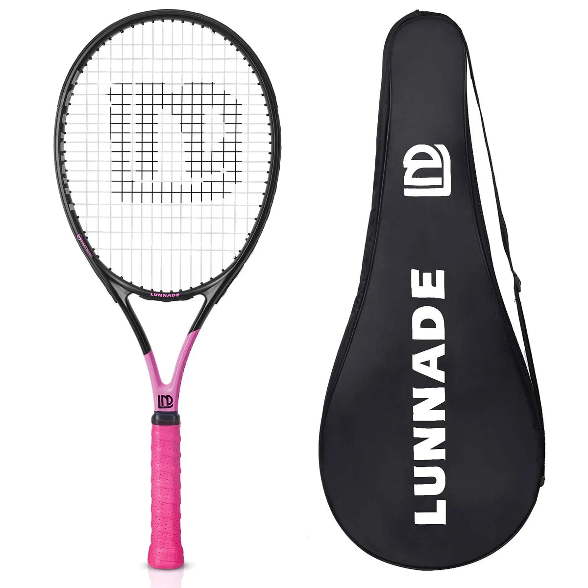 Alpsport 1ud/lote Raqueta de tenis (incluye bolsa y cordaje) Fibra de carbono Material compuesto Raqueta Diseñada para niños y niñas.