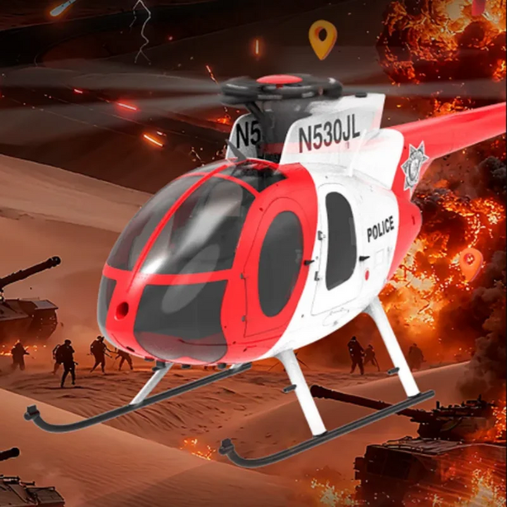 Nuevo YUXIANG F119S(MD500) helicóptero 9CH GPS 1/16 flujo óptico sin escobillas 18Min avión de lucha para regalo de vacaciones