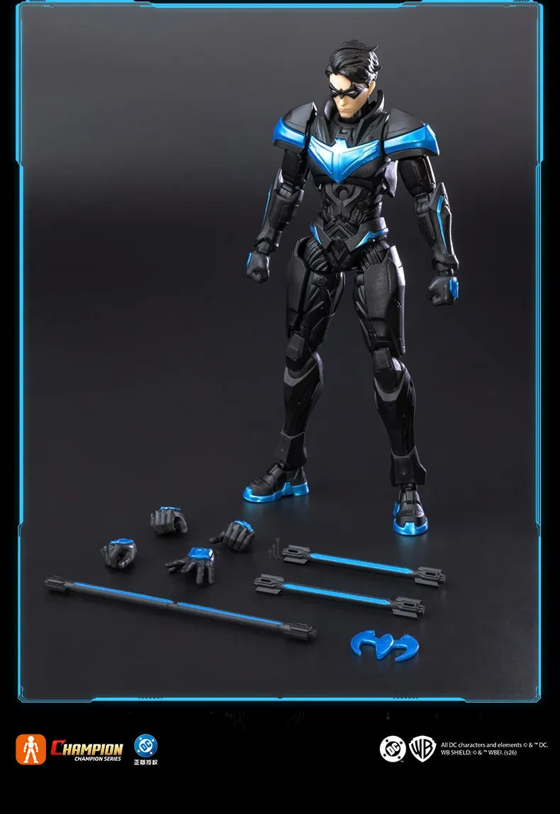 En Stock, Nuevos Productos, Figuras de Acción Blokees, Héroes de DC, Transcendencia, Batman, Superman del Futuro, Nightwing, Figuras de Modelo Ensambladas