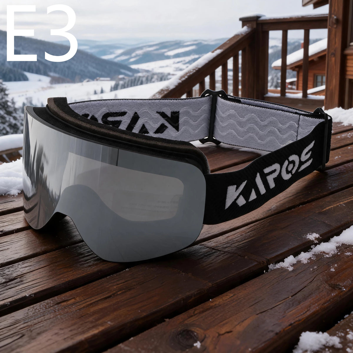 Gafas de esquí Karos de doble capa antivaho con protección UV400, ligeras, para deportes de invierno, snowboard y motos de nieve.