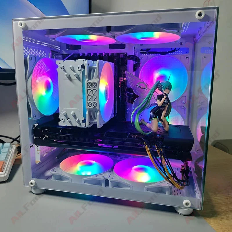 PC Gamer de Alto Rendimiento i5 12400 con 580 Gamer, Computadora de Escritorio Todo en Uno, Placa Base H610m