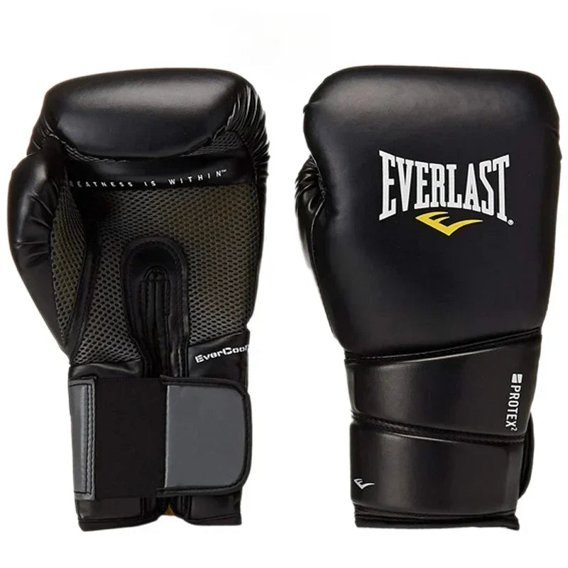 Guantes de boxeo para hombres y mujeres, entrenamiento Sanda, boxeo tailandés, lucha y puños de saco de arena profesional