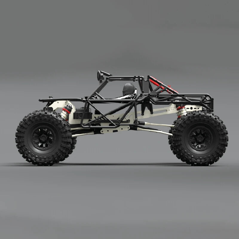 Yikong Yk4061 Rc Rock Crawler, vehículo todoterreno eléctrico 4x4 a escala 1:6, modelo de coche de control remoto con centro de gravedad bajo.