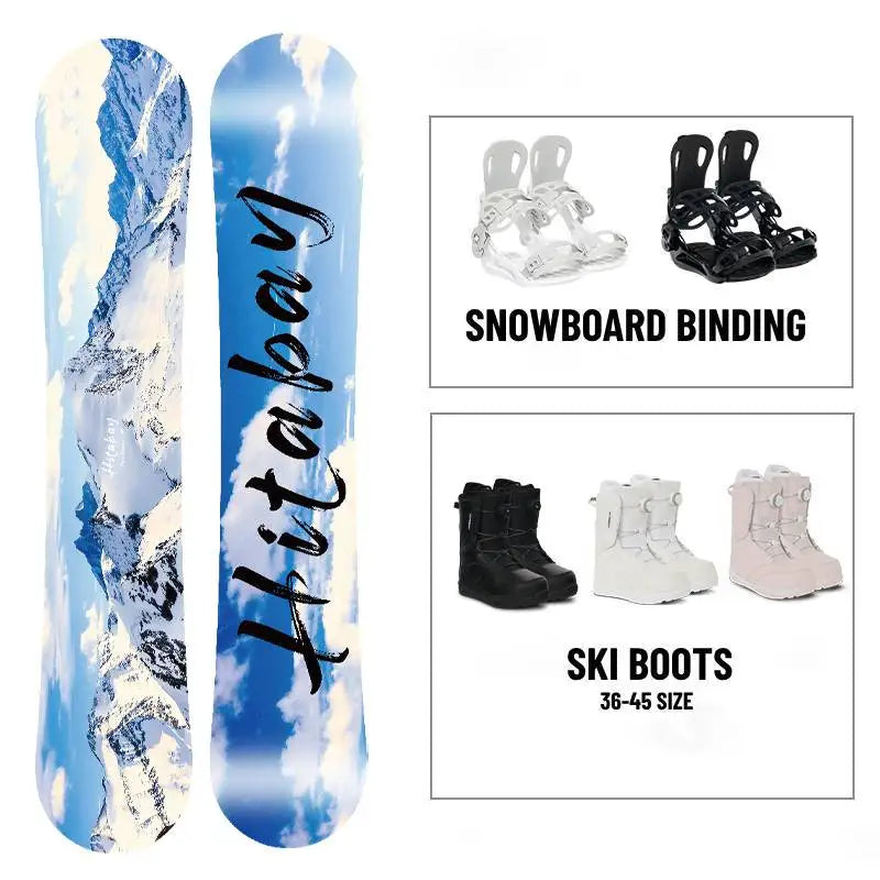 Equipo de Esquí: Snowboard con Fijaciones y Botas, Precio de Fábrica, Personalizable