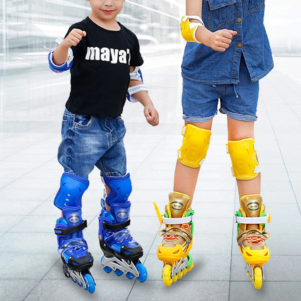 Zapatos de patín en línea parpadeantes para niños y niñas, patines de 4 ruedas para mujeres y hombres, zapatillas de patinaje al aire libre, tamaño ajustable 26-42