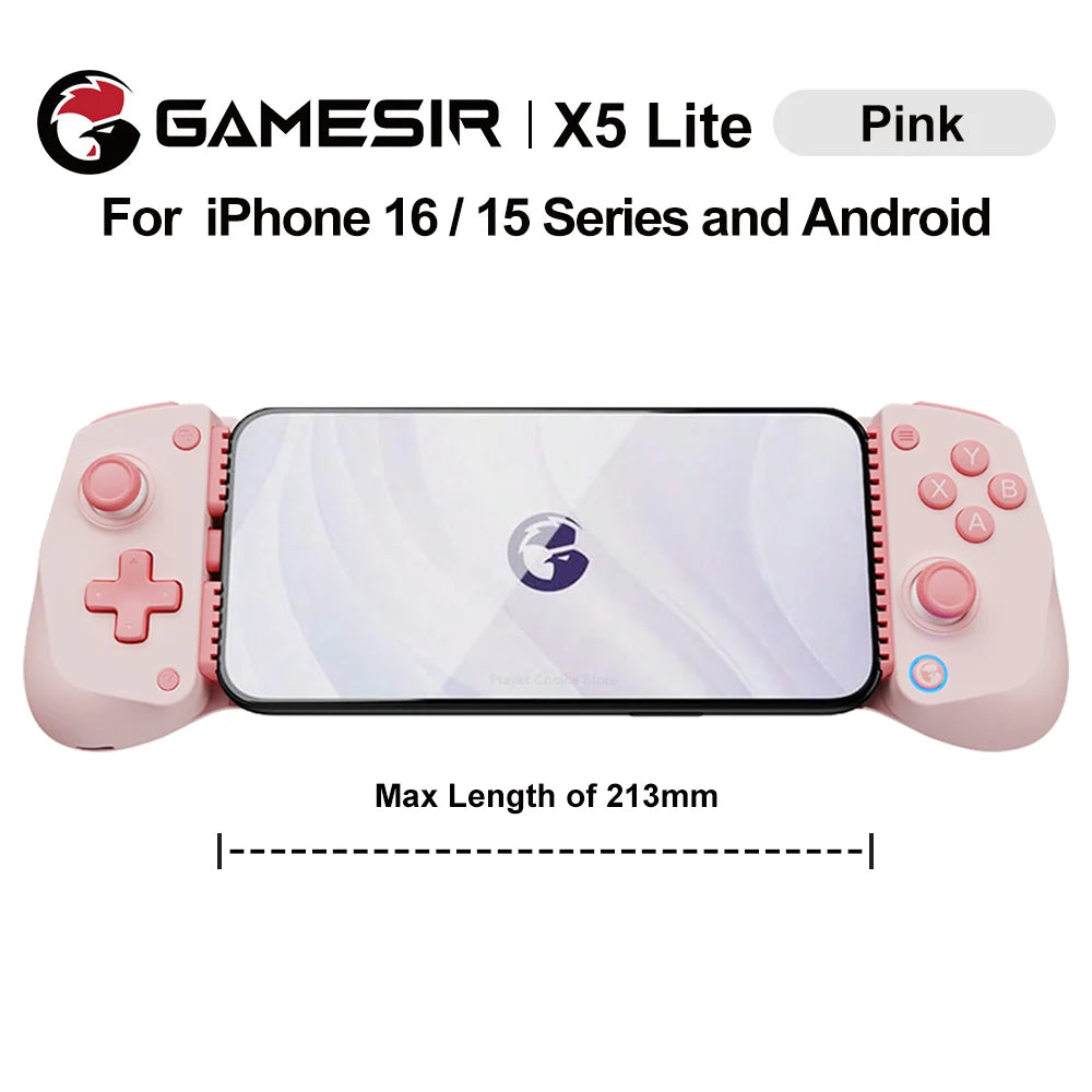 Control de Juego Móvil GameSir X5 Lite, Gamepads para iPhone 17, 16, 15 Series, iOS, iPad Mini, Y700, Tableta Android