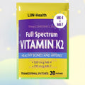 30 Parches Transdérmicos de Vitamina K2 en Forma de MK7 y MK4 - Favorece la Salud General y la Fuerza Ósea