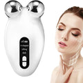 Rodillo masajeador Facial EMS, máquina de Estiramiento Facial de microcorriente, masajeador con rodillo Facial en V, rejuvenecimiento de la piel, dispositivo de belleza antiarrugas