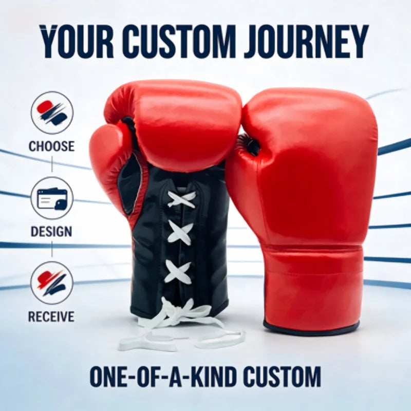 Guantes de Boxeo de Cuero Ultrafino Personalizados OEM ODM, Suaves y Cómodos, Estilo de Cierre para Entrenamiento de MMA, Muay Thai y Taekwondo
