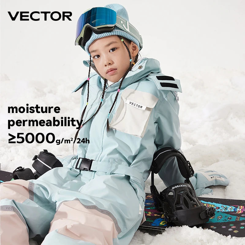 Mono de esquí de una sola pieza para niños, ideal para actividades deportivas al aire libre, chaqueta para practicar snowboard, mono cálido, ropa de invierno impermeable, overol con capucha.
