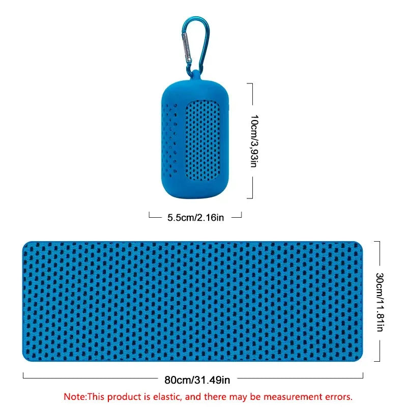 Toalla de Microfibra de Secado Rápido y Refrescante para Deportes, Fitness, Camping, Actividades al Aire Libre, Toalla Fría