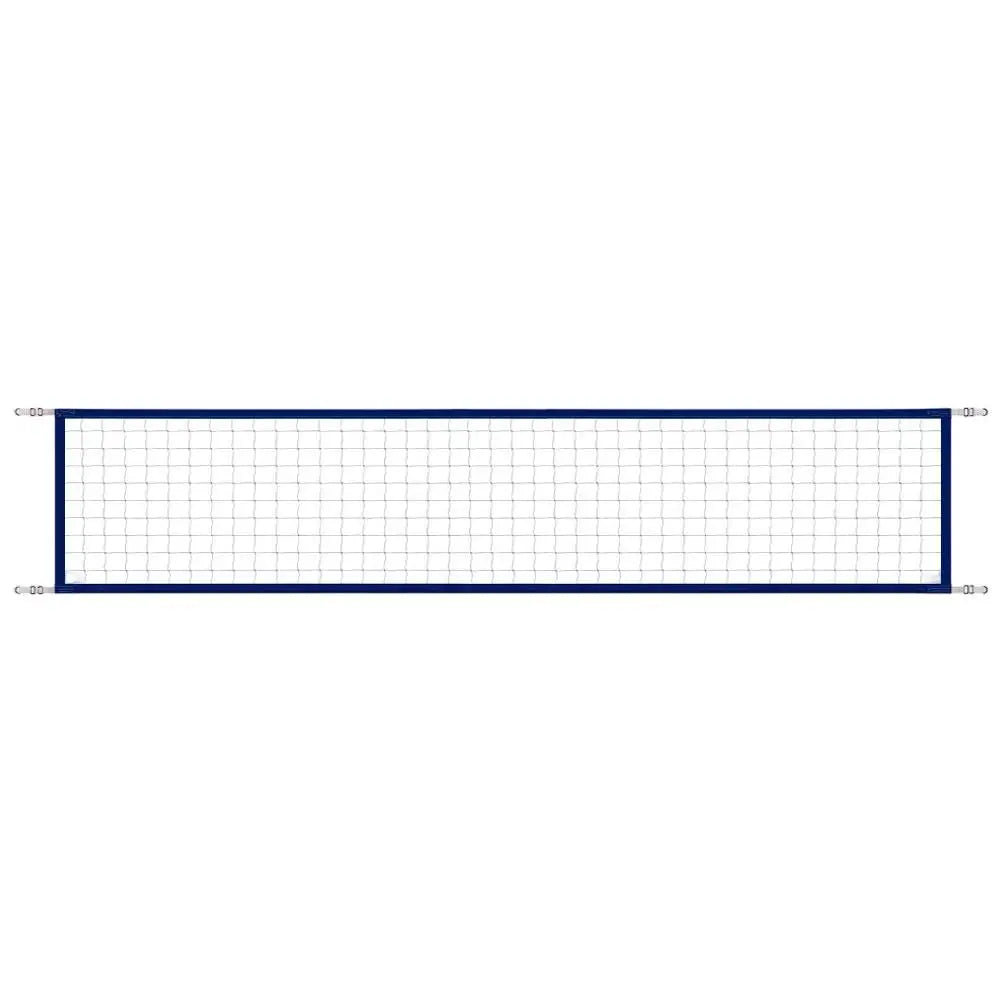 Red de voleibol portátil de nailon para piscina, plegable y ajustable, malla de repuesto para juego de voleibol acuático con borde azul para piscina