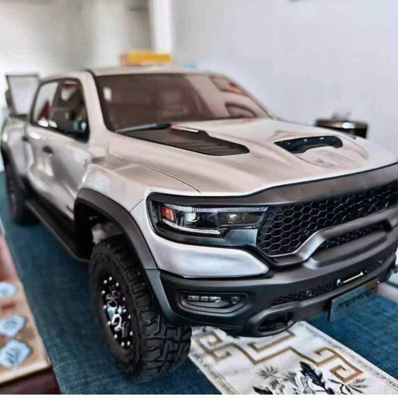 Coche RC KM Dodge RAM 1500 TRX 1/8, Eléctrico, 4WD, Simulación Realista, Todoterreno, Camioneta, Vehículo a Control Remoto RTR