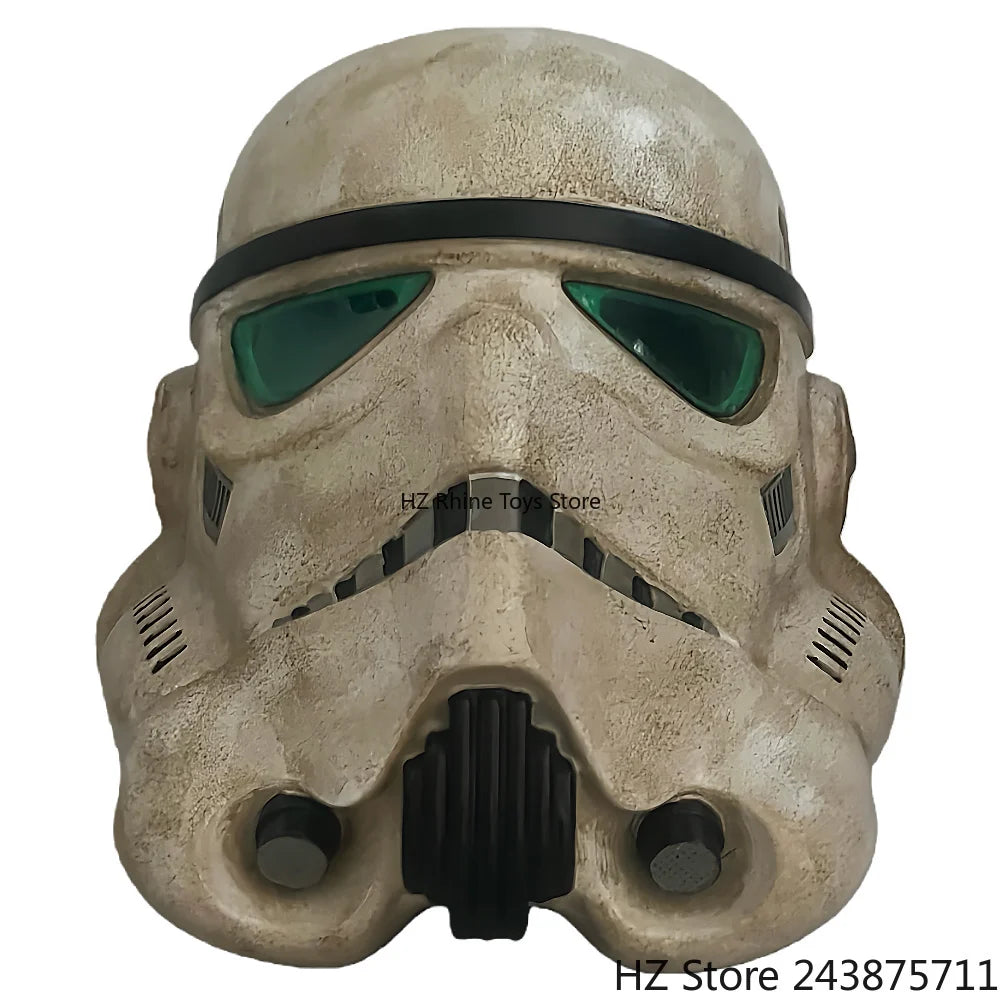 Imperial Stormtrooper Helmet Artillery Stormtrooper Shadow Trooper Halloween Cosplay Helmet White Soldier Mask for Birthday Gift