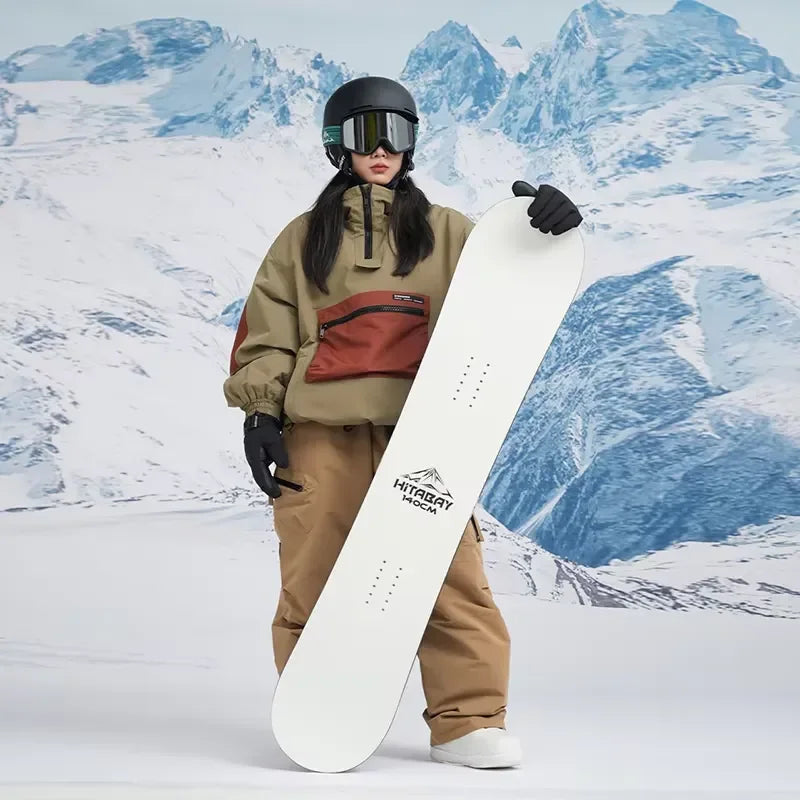 Tabla de snowboard de madera para adultos, deportes de invierno al aire libre, tabla de esquí duradera, precio bajo