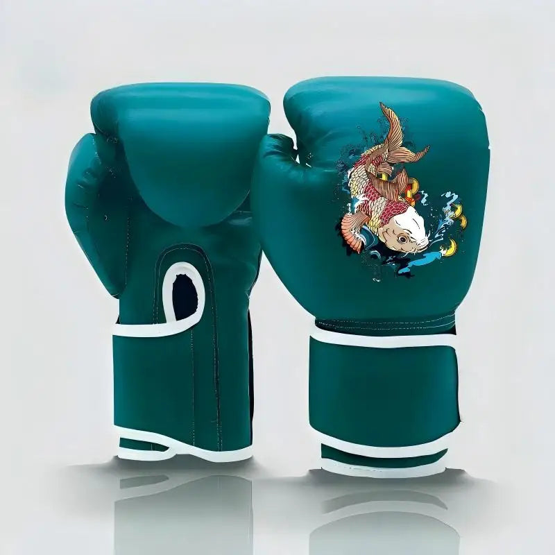 Guantes de Boxeo Muay Thai de Cuero de Fibra Ultrafina Personalizados, Correa de Muñeca con Velcro y Hebilla con Logotipo Personalizado de Fábrica, Adecuados para MMA Muay Th