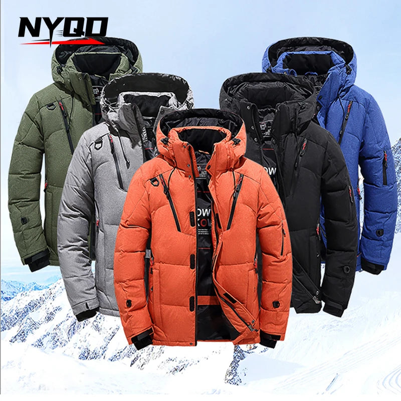 Nuevo Conjunto de Chaqueta y Pantalones de Esquí Térmicos para Invierno, Traje de Snowboard para Hombre, Ropa Abrigada para Moto de Nieve, Overol