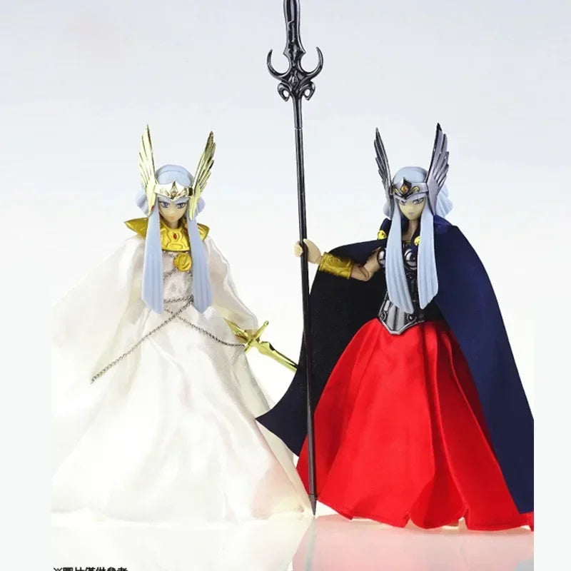 JM.MST Model Saint Seiya Myth Cloth EX Polaris Hilda Hiruda 2 Body/Dress White Horse Asgard Knights of the Zodiac Action Figure
