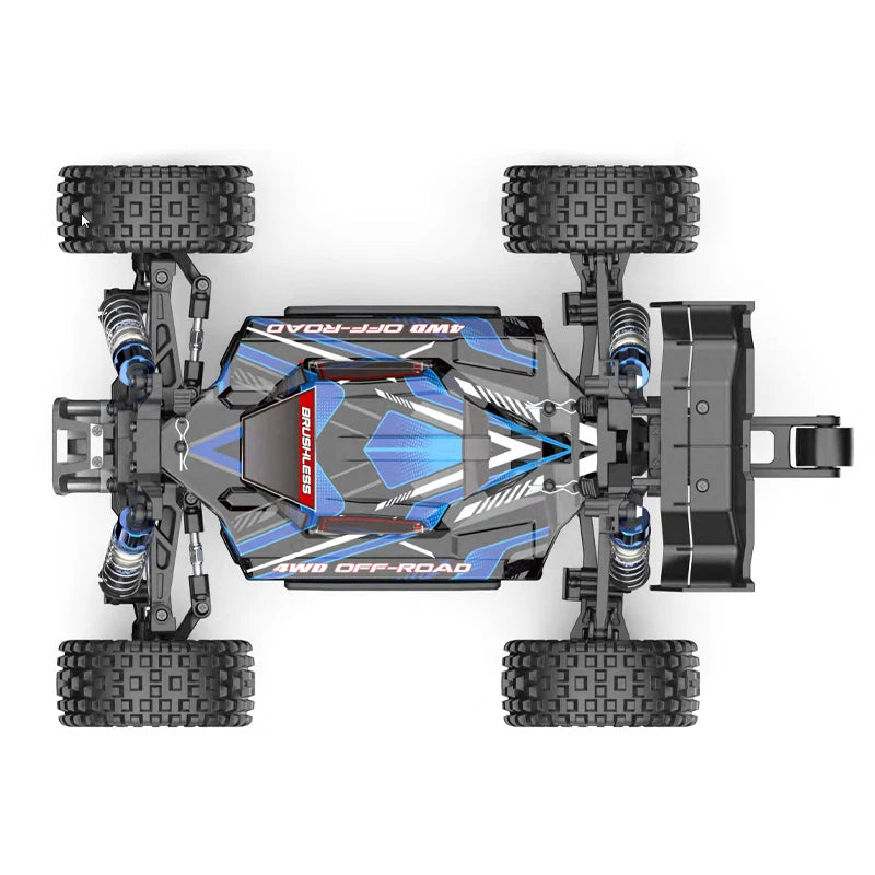 HYPER GO MJX 16207 16208 16212 16213 16218 Coche RC 1:16, Camioneta RC 4x4 con Control Remoto, 70KM/H, Motor sin Escobillas, 4WD, Coche de Carreras Eléctrico Todoterreno para Adultos, Envío Local en 24h desde la UE