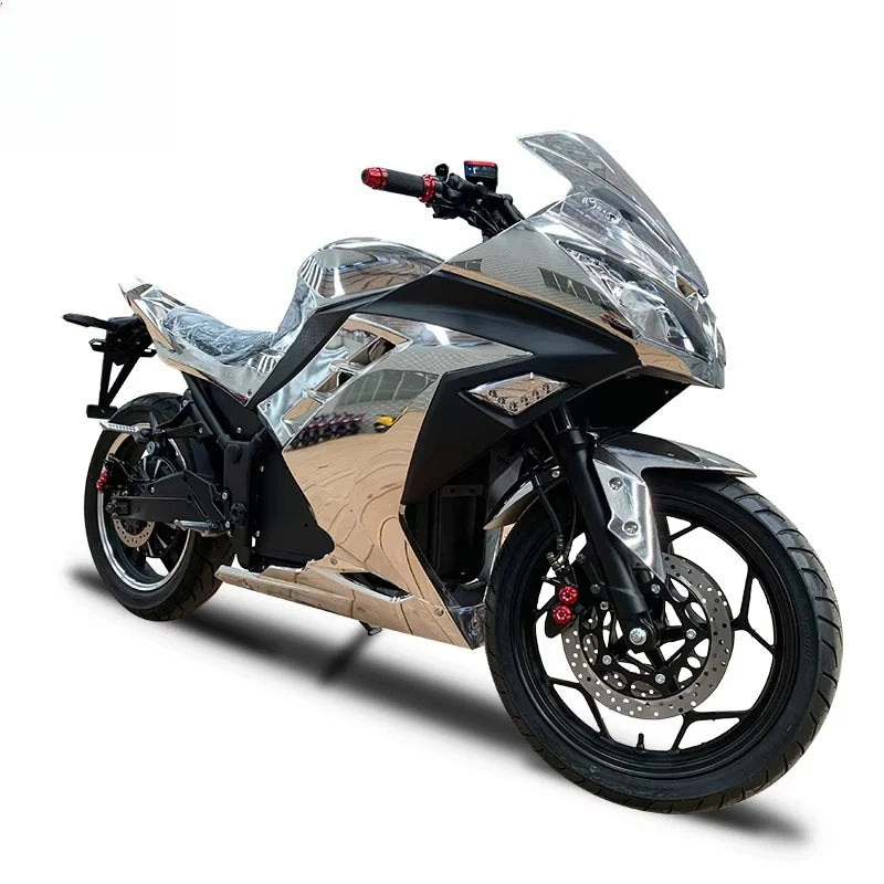 2026 Luyuan 120km/h High Performance Electric Motorcycles 8000w Full Size Racing Motorcycles V6m
