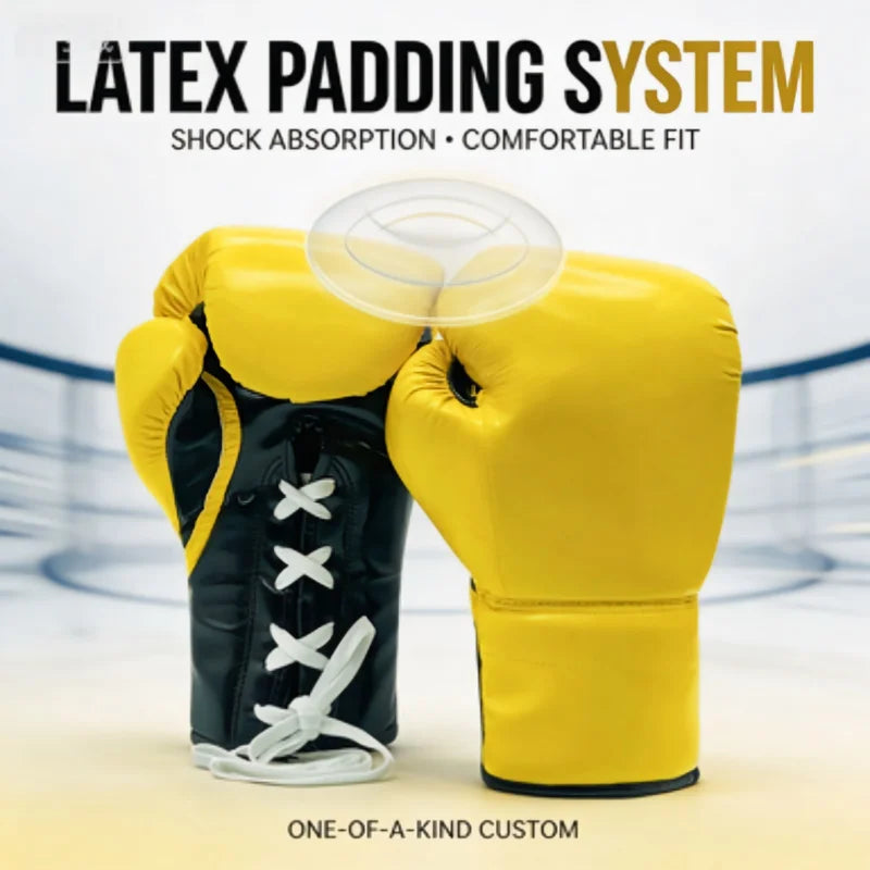 Guantes de Boxeo de Cuero Ultrafino Personalizados OEM ODM, Suaves y Cómodos, Estilo de Cierre para Entrenamiento de MMA, Muay Thai y Taekwondo