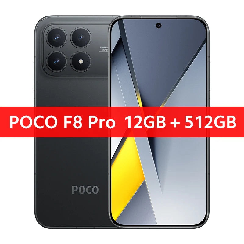 Smartphone POCO F8 Pro 5G versión global®8 Elite pantalla AMOLED 120Hz POCO HyperRGB 50MP 6210mAh