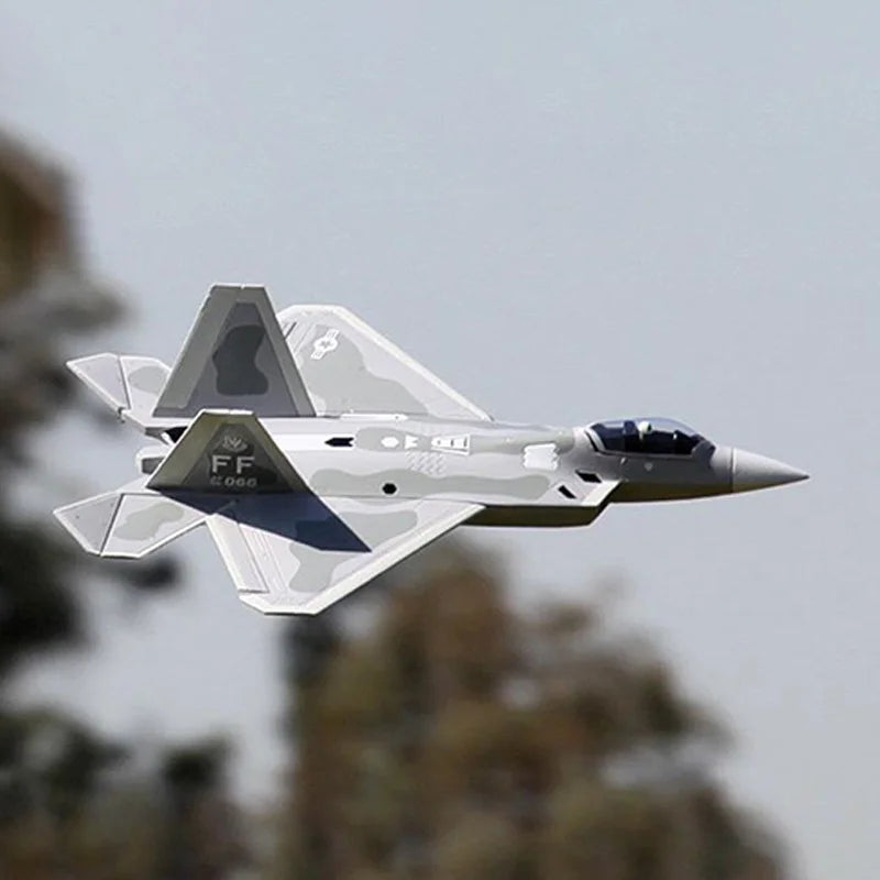 Avión teledirigido F22 V2 Raptor, modelo de combate con conductos de 6 canales y 50mm, aviones acrobáticos 3D rentables, ala fija mejorada