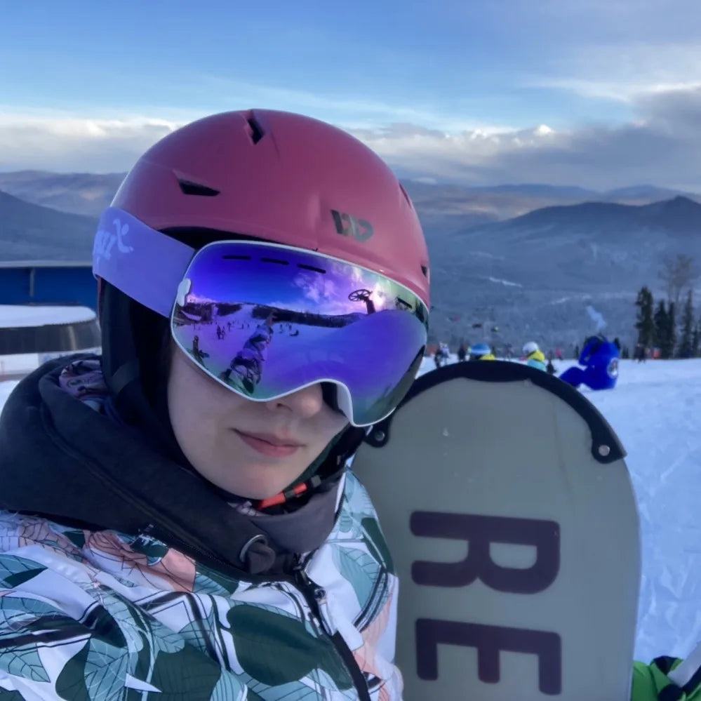 Marca COPOZZ, gafas de esquí de doble capa UV400, gafas de esquí grandes antiniebla, máscara de esquí, Snowboard, gafas de nieve para hombres y mujeres, GOG-201 Pro