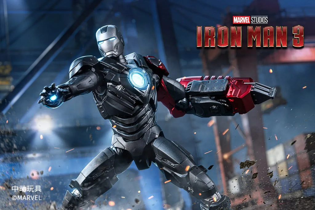 Figura de acción articulada de Iron Man MK29 de ZD Toys, ideal como regalo de cumpleaños.