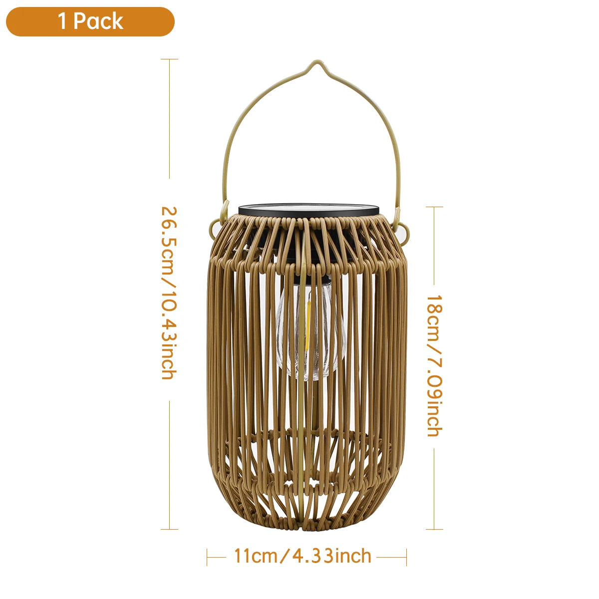 Linterna solar para exteriores, linternas solares impermeables para colgar al aire libre, lámpara decorativa de tejido estilo bohemio para jardín y patio