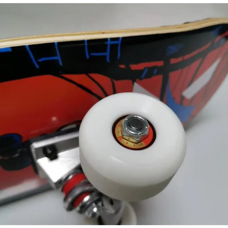 Patineta Profesional de Tabla Completa, Patineta de Cuatro Ruedas con Patrón Impreso Personalizado, Patineta de Tabla Completa para Acrobacias Urbanas para Adultos