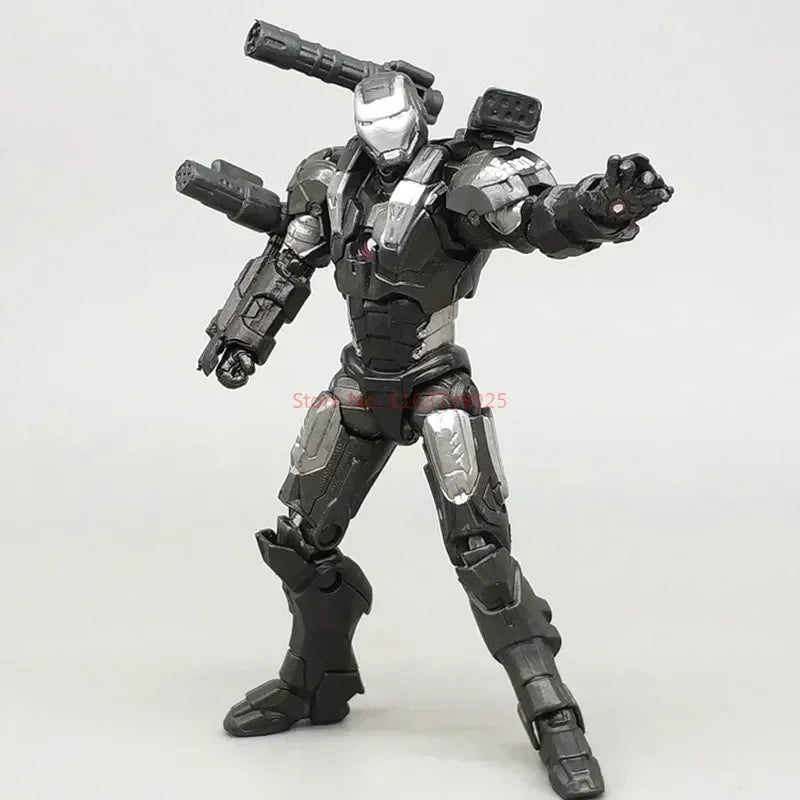 Marvel-figura de acción de Iron Man, modelo de máquina de guerra de 3,75 pulgadas, modelo de los vengadores, juguetes, regalos, estatuas de Anime, colecciones de estatuillas