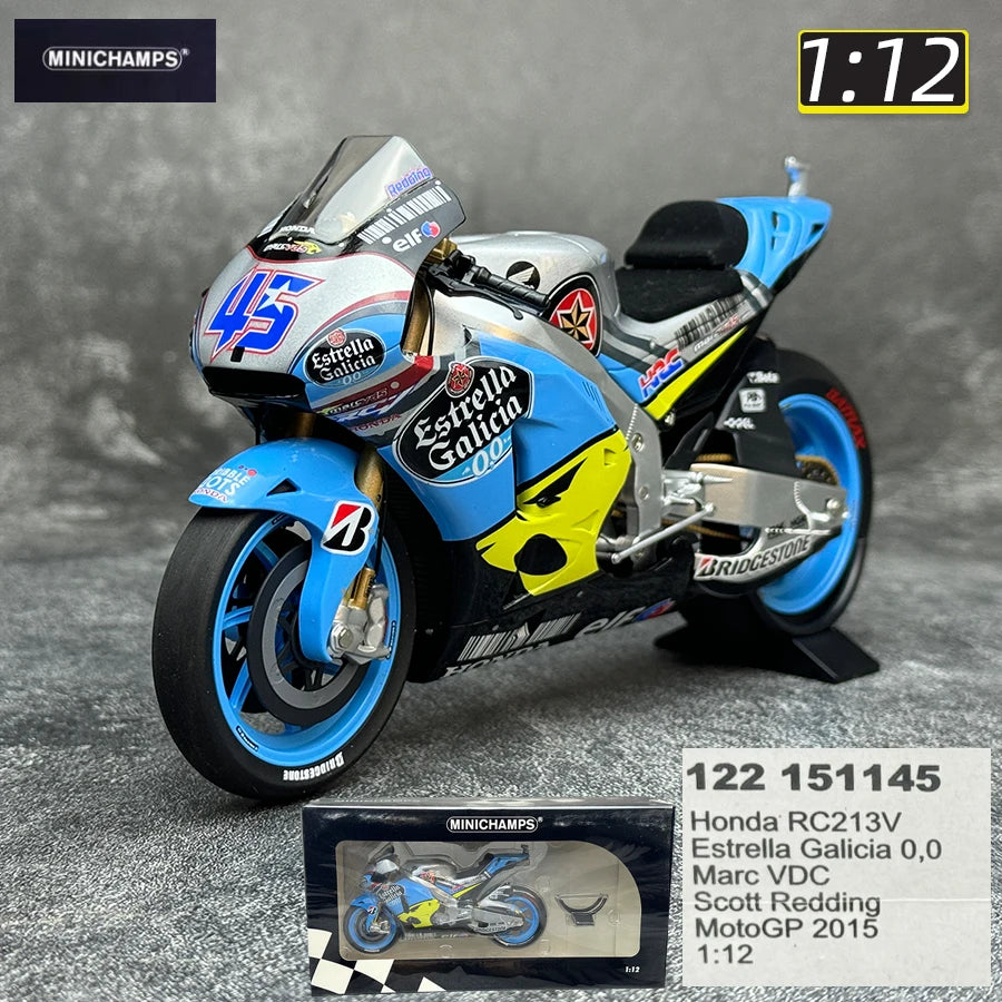 Minichamps 1/12  New FOR YZR-M1  RC213V  GP11 Metal motorcycle model static display collection holiday gifts