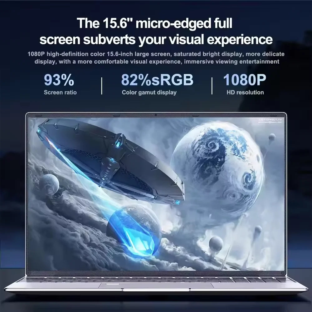 Portátil Windows 11 Intel Core I9-10980HK 15.6 Pulgadas 16GB RAM 1TB SSD Ordenador Portátil de Oficina con Desbloqueo por Huella Dactilar
