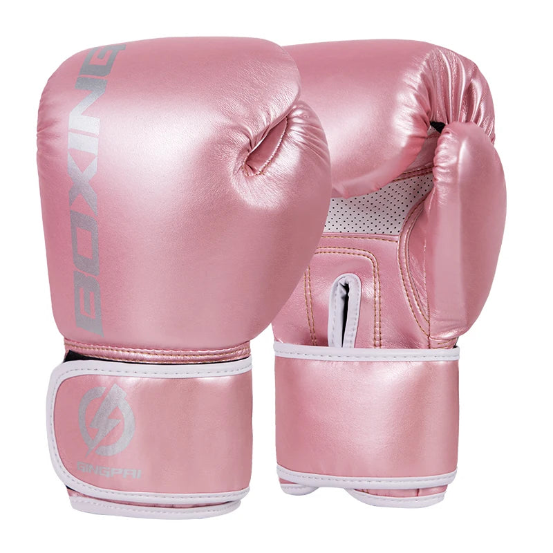 4 6 8 10 12oz guantes de boxeo para hombres y mujeres guantes de combate de competición de entrenamiento de boxeo guantes de entrenamiento de saco de arena boxeo MMA
