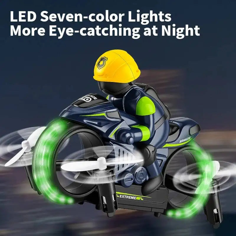 JJRCH141 2-in-1 Remote Control Car, Remote Control Aircraft, 360-Degree Rotation, Headless Mode, Children's Electric Aircraft