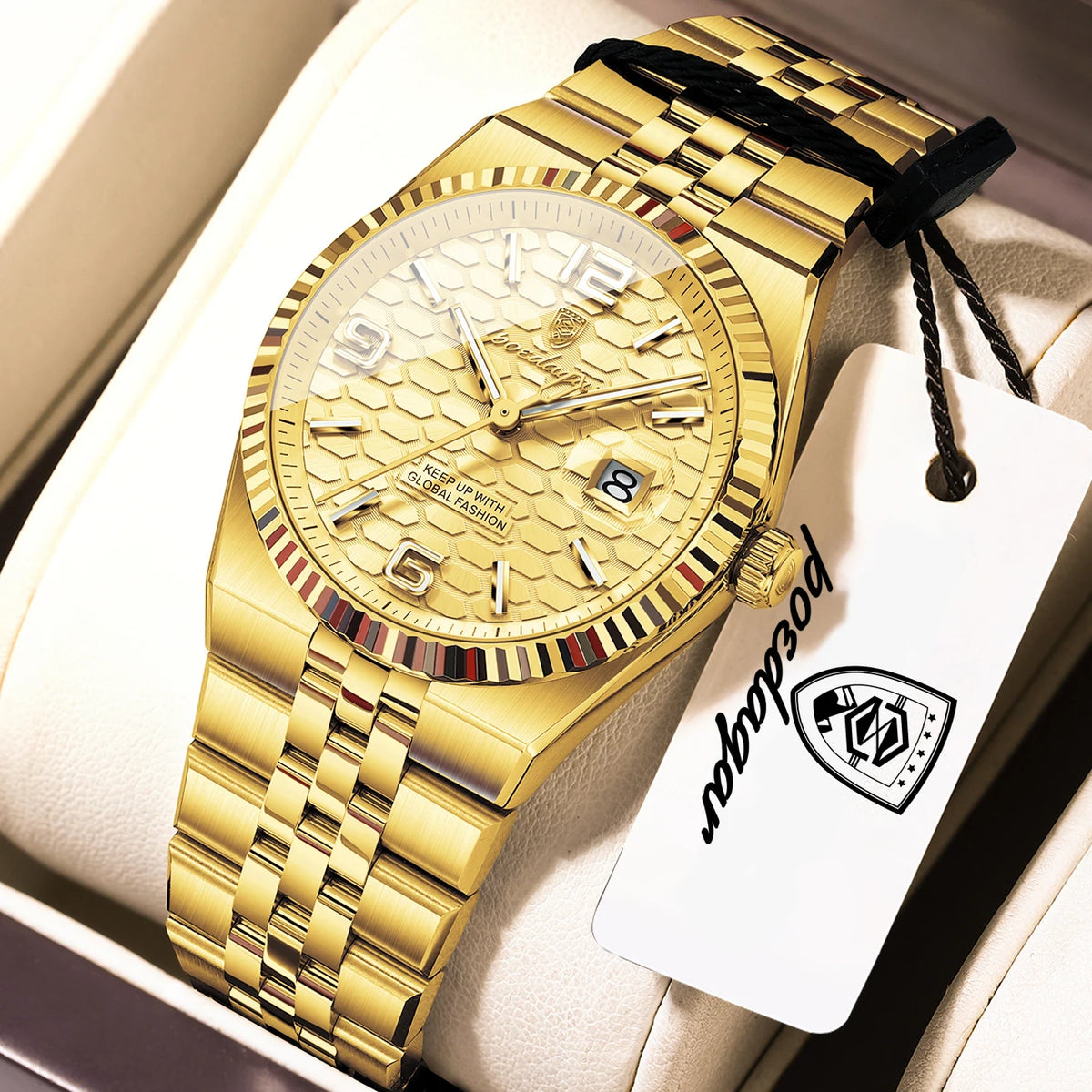 POEDAGAR Top Elegant Women's Watches Stainless Steel Date Quartz Woman Clock Luminous Waterproof Fashion Ladies Watch Reloj Gift