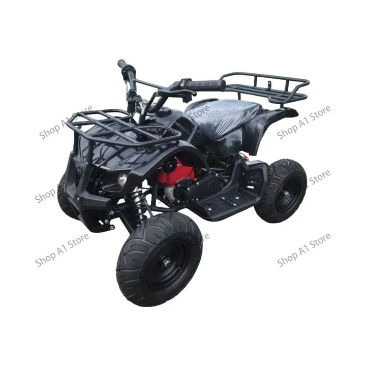 Cuatrimoto ATV de 49 cc con motor de gasolina de 2 tiempos, vehículo todoterreno de cuatro ruedas para la playa, apto para niños y adultos.