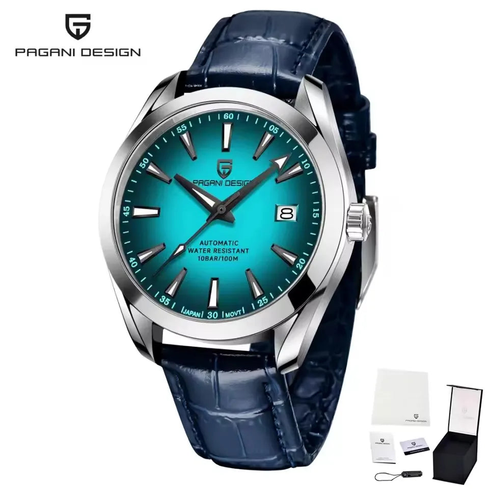 Reloj mecánico para hombre PAGANI DESIGN PD-1688 V3, resistente al agua 100M, cristal de zafiro, reloj de negocios de acero inoxidable para hombre