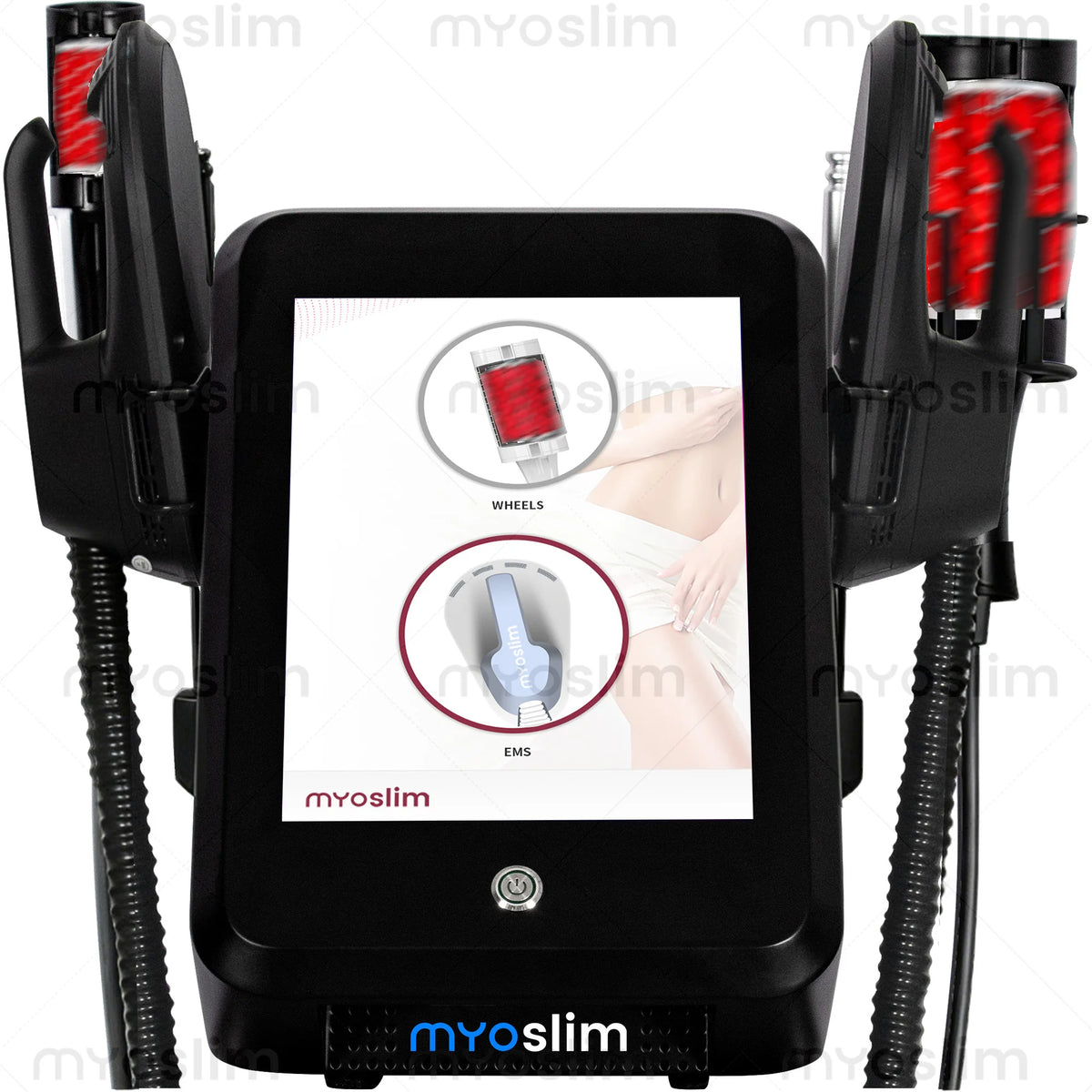 Rodillo EMS Myoslim 6500W 200HZ para Adelgazamiento y Reducción de Celulitis con Rodillo de Bolas Infrarrojas de 360 Grados, Masajeador de Belleza con Vacío