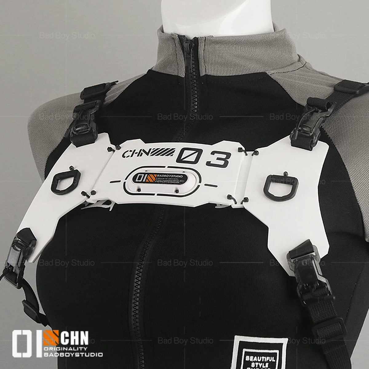 Máscara Facial Completa Cyberpunk de Badboystudio, Conjunto de Casco Táctico Mecánico, Accesorio de Ciencia Ficción, Cosplay, Actuación en Escenario, Regalo, Juguetes