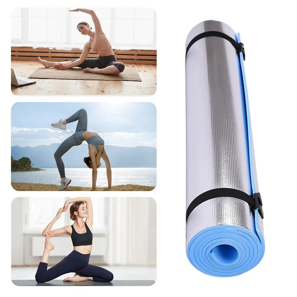 Estera de Yoga de 6/8/10MM de espesor, estera deportiva antideslizante para Fitness, estera de espuma cómoda EVA para Yoga y ejercicio, estera de gimnasia Pilates