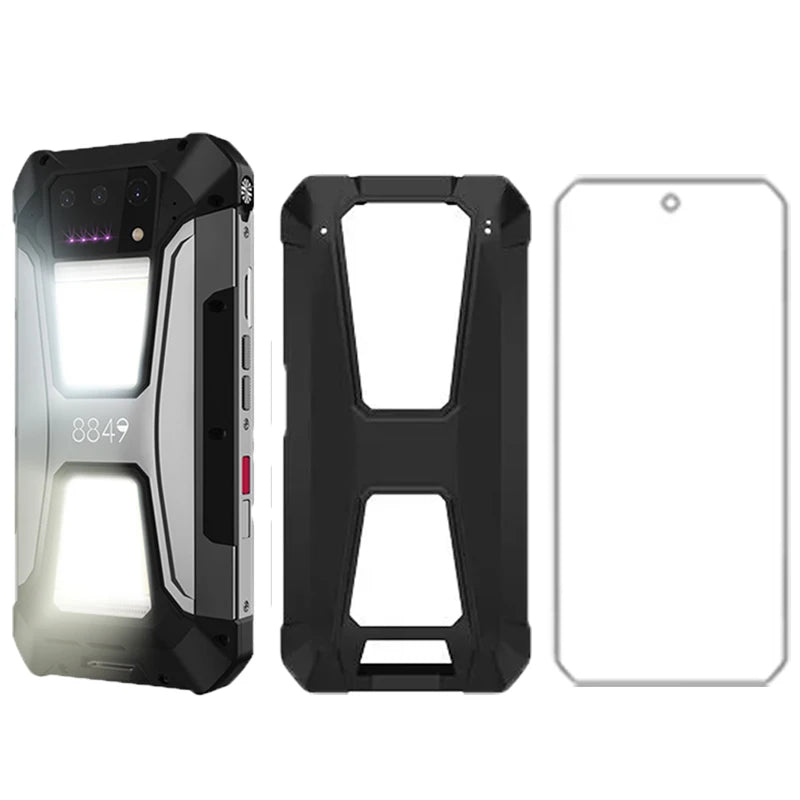 Smartphone resistente 8849 Tank 2 PRO con proyector de 100 lúmenes, Android 14, 23800 mAh, cámara de 100 MP, 512 GB, 120 W, 2.4K, 120 Hz, doble SIM