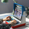 Consola de juegos Pandora Box 9D de escritorio de 10,1 pulgadas, Mini máquina de juego Arcade de un solo jugador de 32G, 2500 juegos compatibles con función Turbo