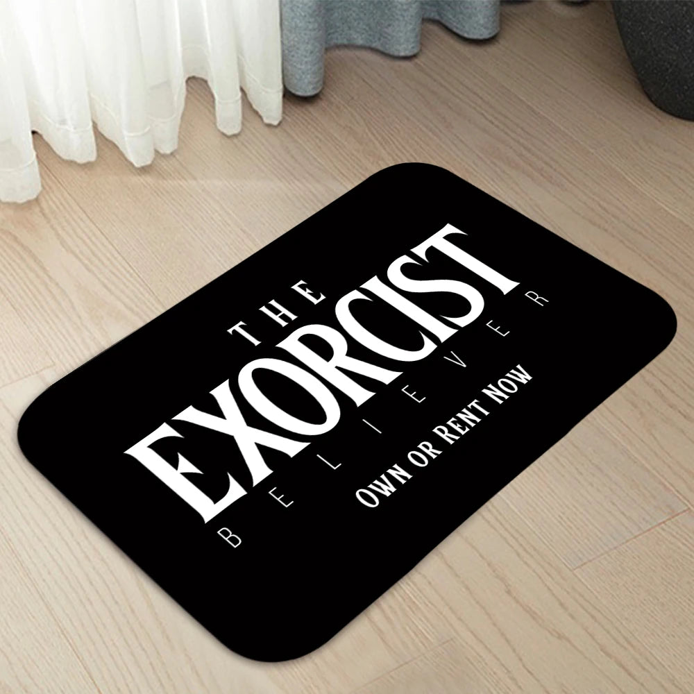 Felpudos de The Exorcist para el hogar, alfombras de puerta de entrada, decoración moderna, alfombras de baño, 203