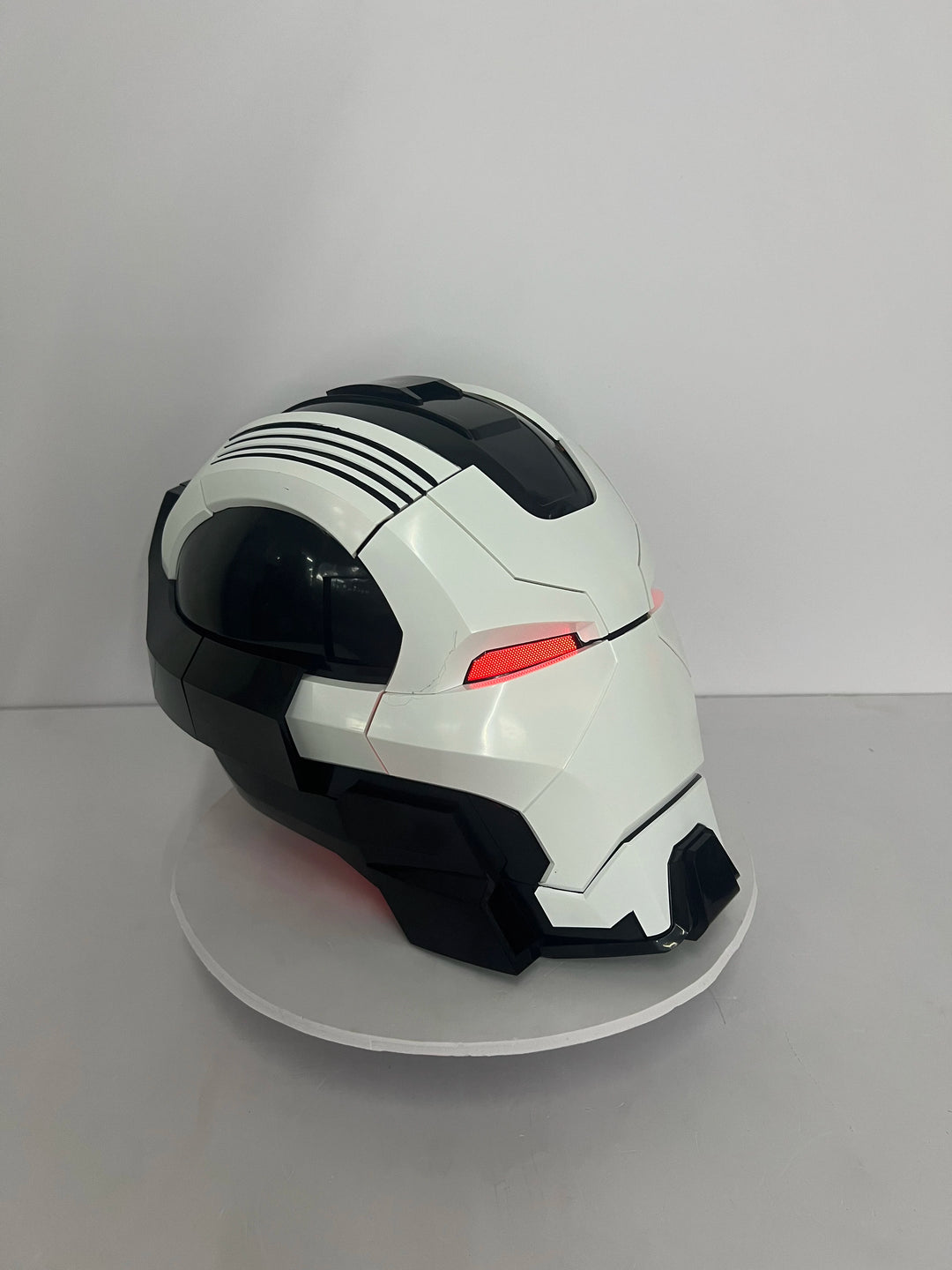 Casco de Iron Man Mk5 Mk50, Usable, con Control Remoto por Voz, Coleccionable para Adultos, Regalo para Fans