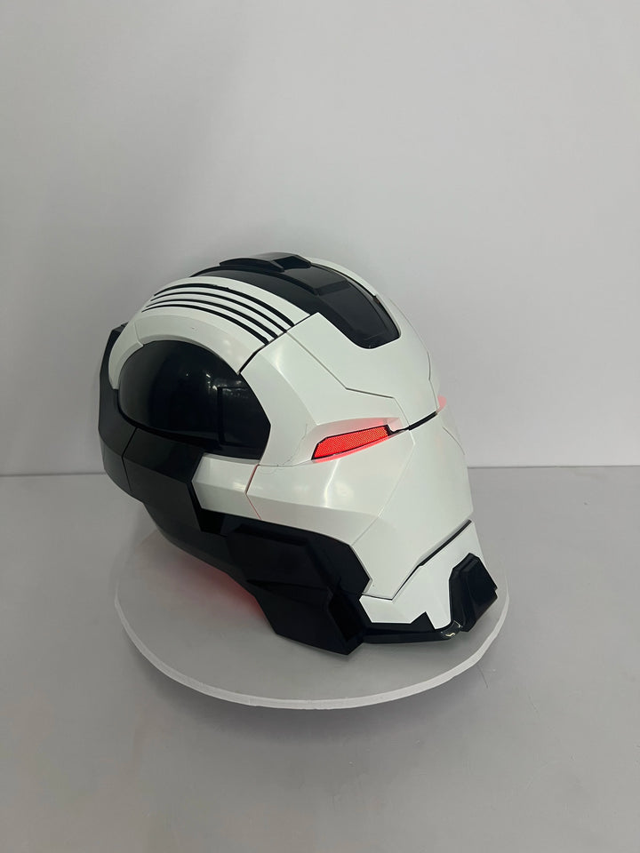 Casco de Iron Man Mk5 Mk50, Usable, con Control Remoto por Voz, Coleccionable para Adultos, Regalo para Fans