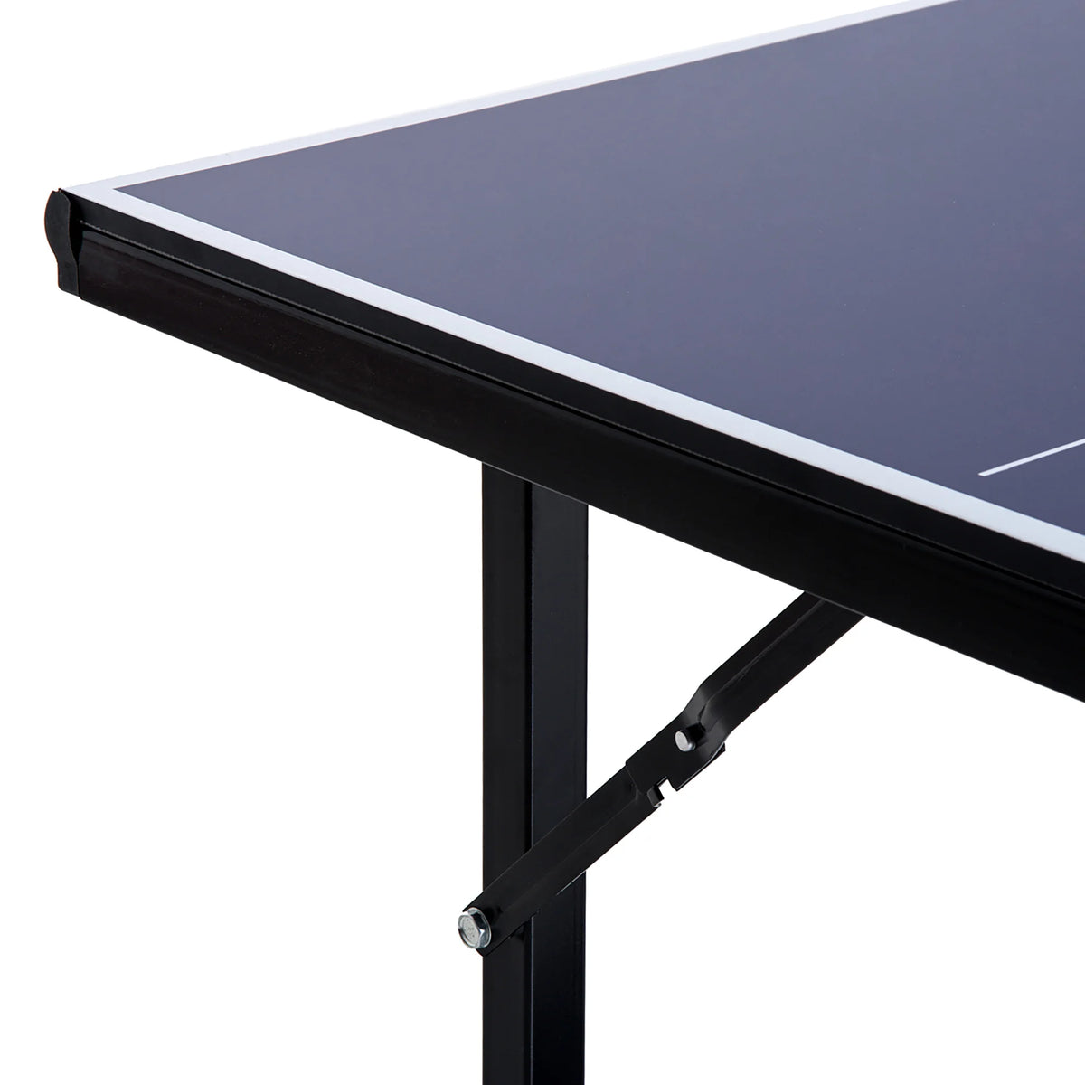 HOMCOM Mesa de Ping-Pong Plegable con Red 182x91x76 cm Azul
